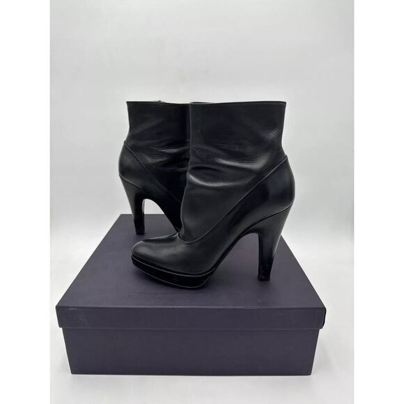 Prada Platform Ankle Booties Sz. 36.5 with Box - Picture 1 of 8
